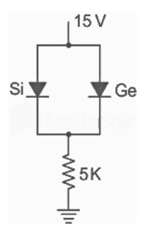 Find the value of the current through 5k resistor.